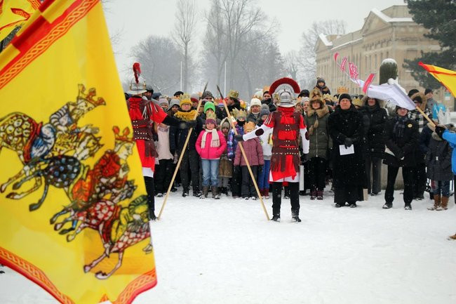 Trzej Królowie dotarli do Rydzyny (zdjęcia)