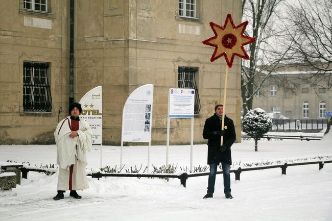 Trzej Królowie dotarli do Rydzyny (zdjęcia)