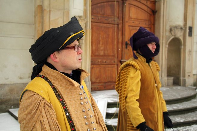 Trzej Królowie dotarli do Rydzyny (zdjęcia)