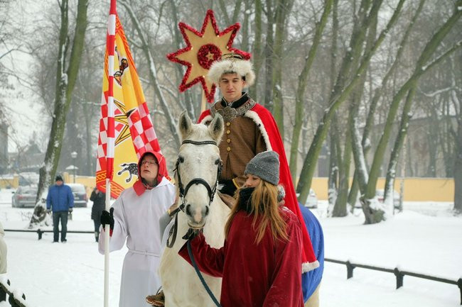 Trzej Królowie dotarli do Rydzyny (zdjęcia)