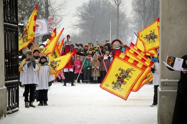 Trzej Królowie dotarli do Rydzyny (zdjęcia)