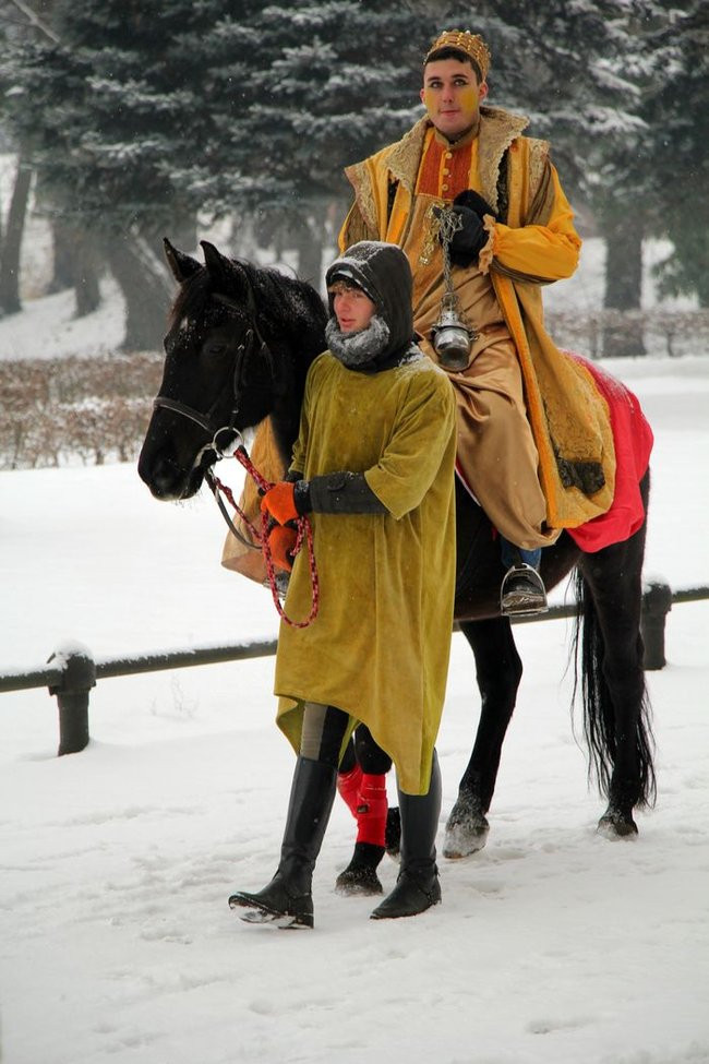 Trzej Królowie dotarli do Rydzyny (zdjęcia)