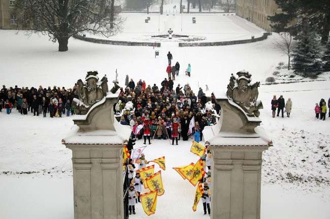 Trzej Królowie dotarli do Rydzyny (zdjęcia)