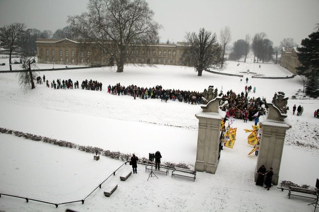 Trzej Królowie dotarli do Rydzyny (zdjęcia)