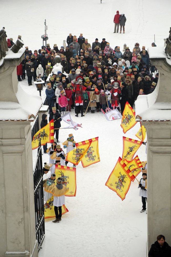 Trzej Królowie dotarli do Rydzyny (zdjęcia)