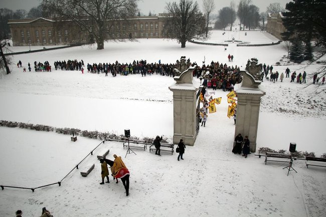Trzej Królowie dotarli do Rydzyny (zdjęcia)