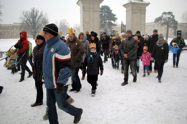 Trzej Królowie dotarli do Rydzyny (zdjęcia)