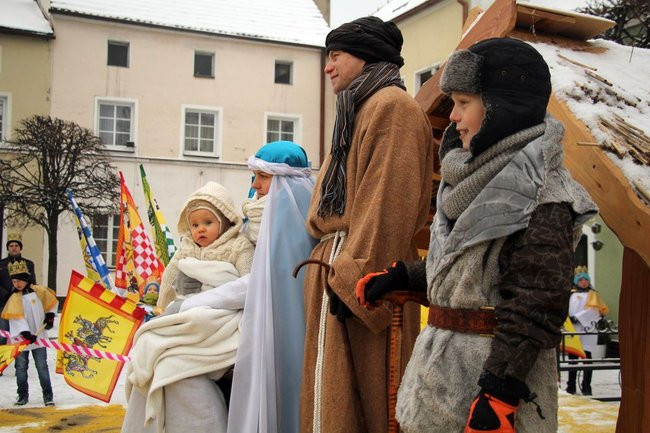 Trzej Królowie dotarli do Rydzyny (zdjęcia)