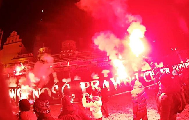 Kibice Unii Leszno na Jasnej Górze (zdjęcia)