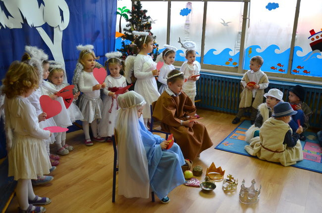 Jasełka dla babci i dziadka (zdjęcia)