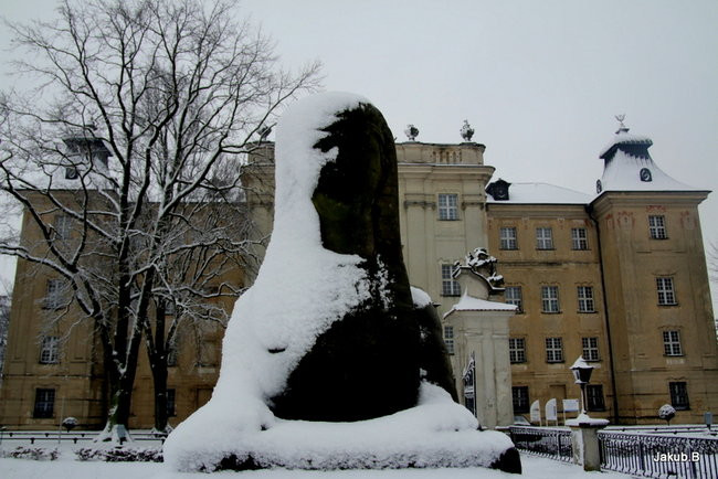Marcowy spacer po zamkowym parku (zdjęcia)