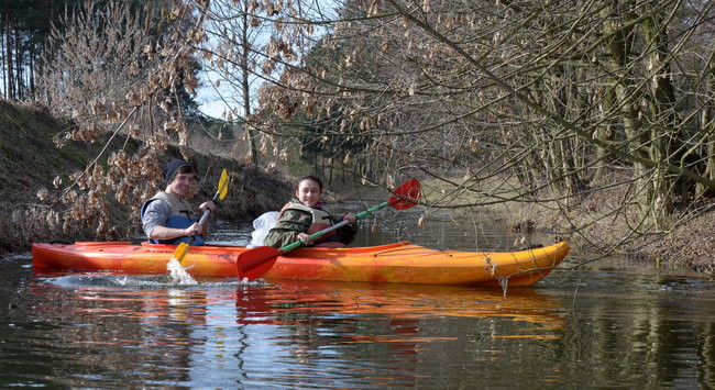 Kajakami przez krainę ptaków i bobrów (zdjęcia)