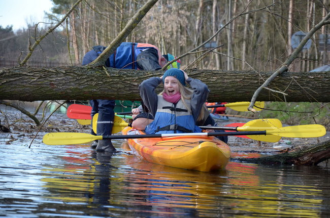 Kajakami przez krainę ptaków i bobrów (zdjęcia)