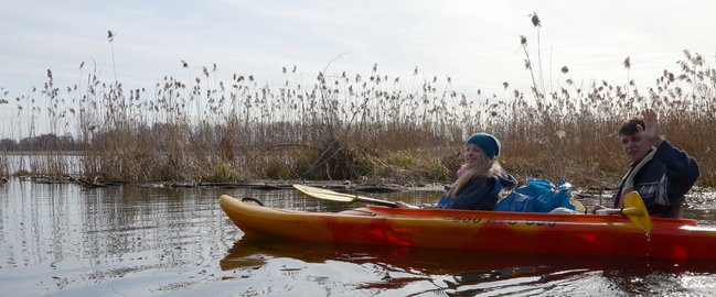 Kajakami przez krainę ptaków i bobrów (zdjęcia)