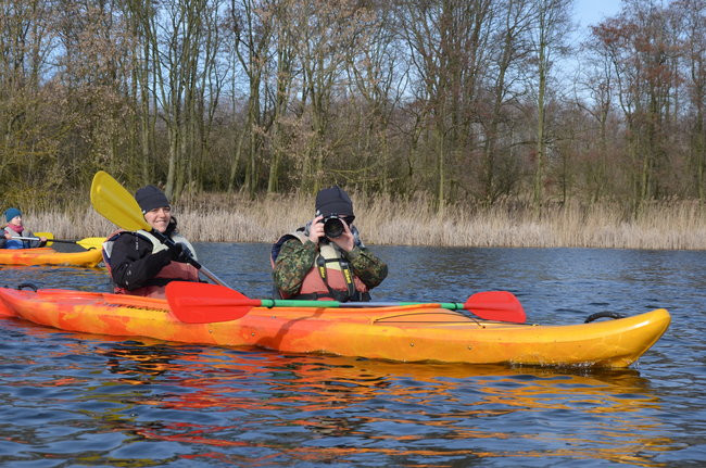 Kajakami przez krainę ptaków i bobrów (zdjęcia)