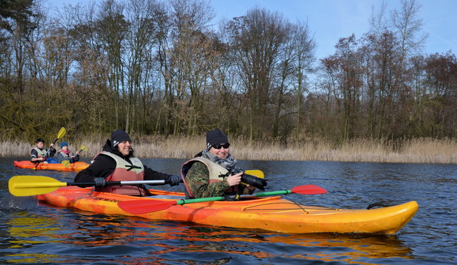 Kajakami przez krainę ptaków i bobrów (zdjęcia)