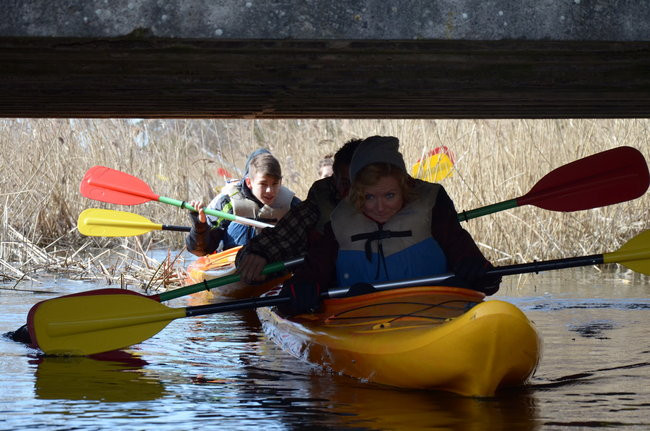 Kajakami przez krainę ptaków i bobrów (zdjęcia)