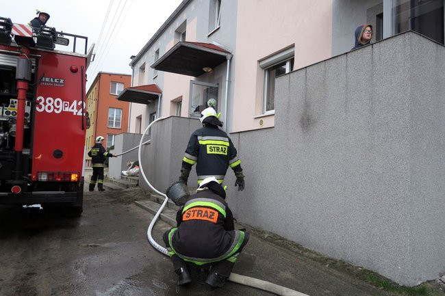 Dym w Gronówku (zdjęcia)