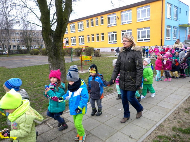 Wiosna i Zajączek odwiedzili PM 8 (zdjecia)