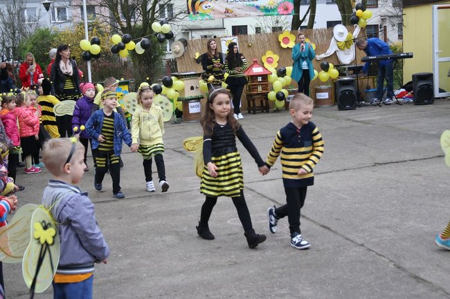 A w przedszkolu roje pszczół (dużo zdjęć)