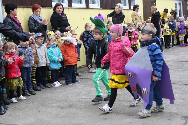 A w przedszkolu roje pszczół (dużo zdjęć)