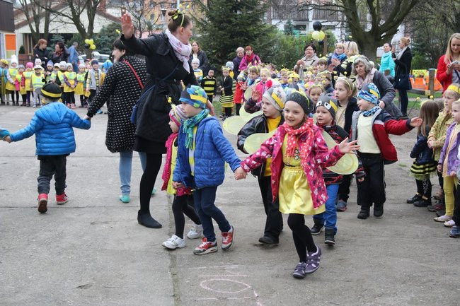 A w przedszkolu roje pszczół (dużo zdjęć)