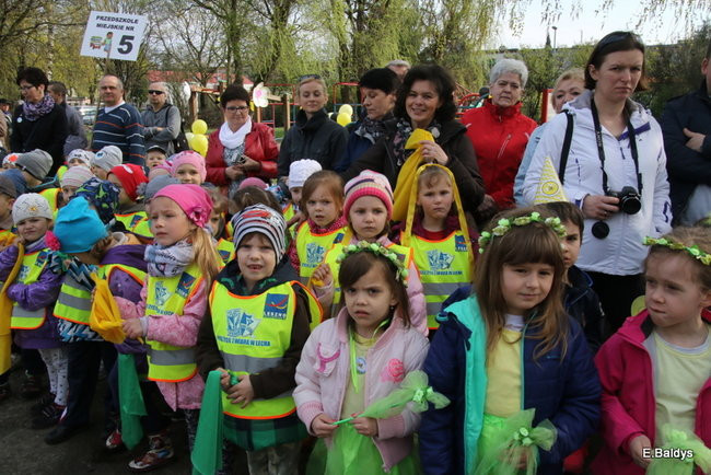 Prezydent zasadzi kwiaty z przedszkolakami. Dla pszczół (zdjęcia)