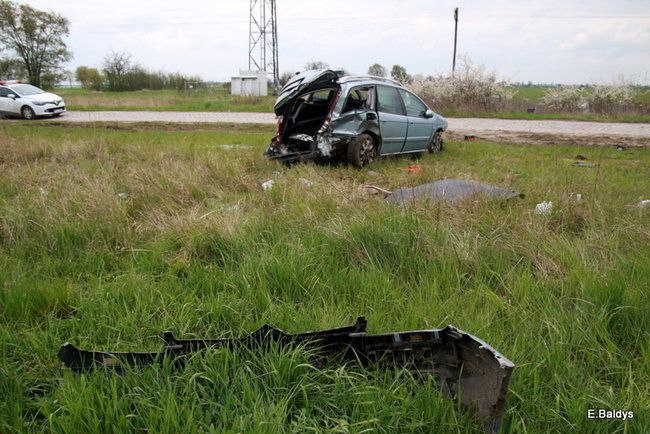 Zderzenie toyoty i citroena (zdjęcia)