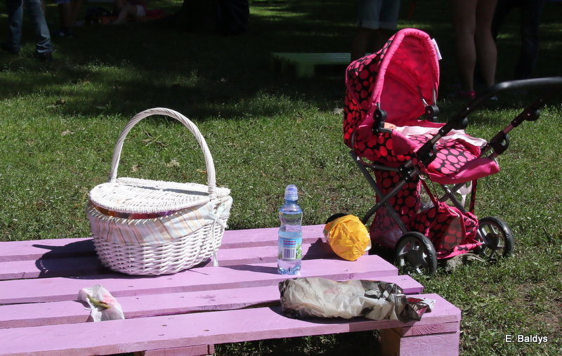 Śniadanko w cieniu drzew (zdjęcia)
