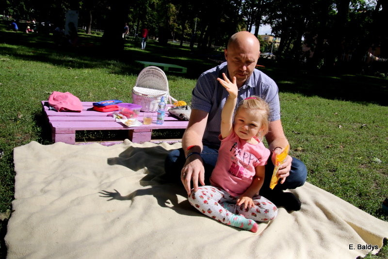 Śniadanko w cieniu drzew (zdjęcia)