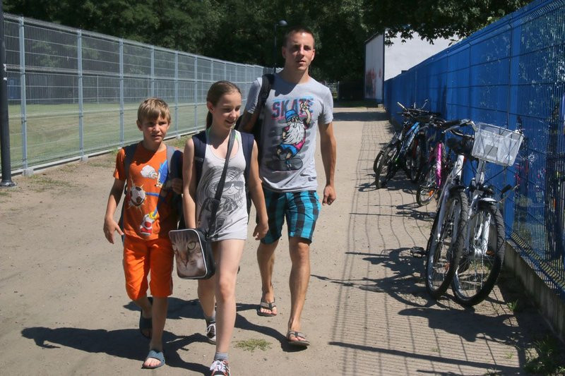 Tłoczno na basenie (zdjęcia)