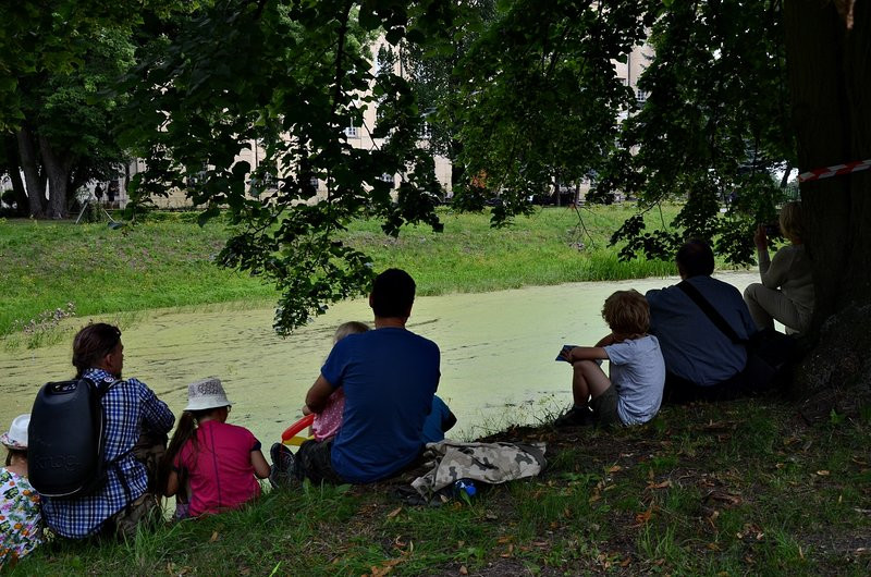 Strzelanina pod zamkiem (zdjęcia)