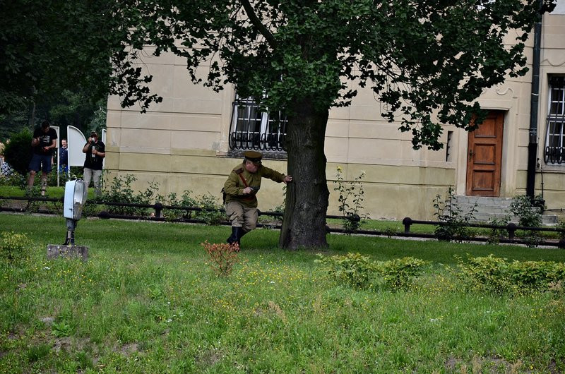 Strzelanina pod zamkiem (zdjęcia)