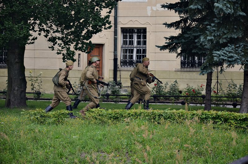 Strzelanina pod zamkiem (zdjęcia)