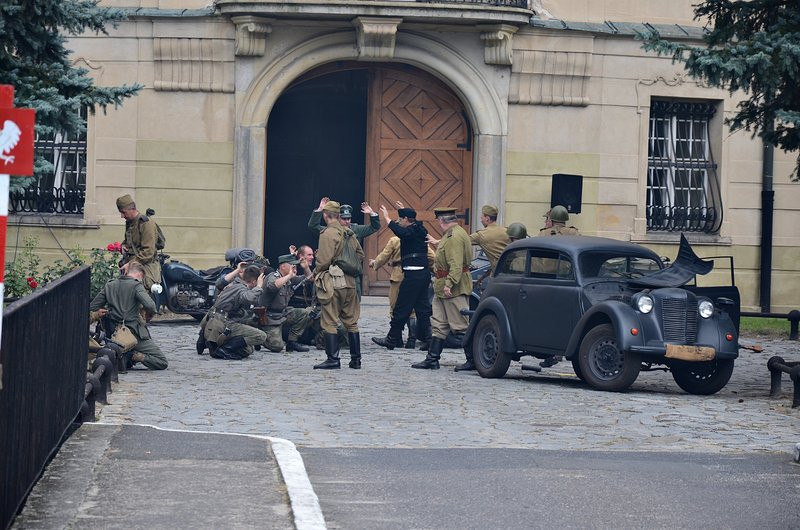 Strzelanina pod zamkiem (zdjęcia)
