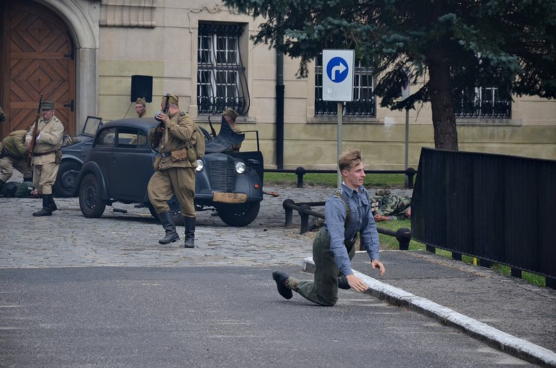 Strzelanina pod zamkiem (zdjęcia)