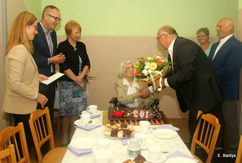 102. urodziny pani Marii (zdjęcia)