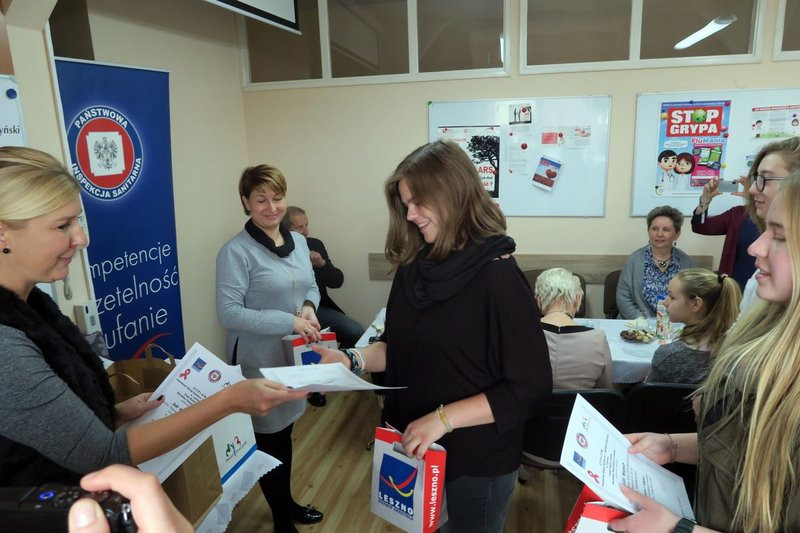 Sanepid podsumował konkurs o AIDS (zdjęcia)