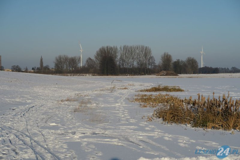 Zimowa zabawa nad zbiornikiem (zdjęcia)