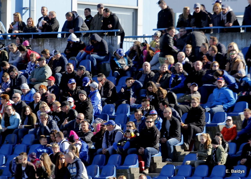Kibice na sparingu z Grudziądzem (dużo zdjęć)