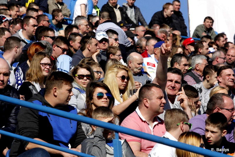 Kibice na sparingu z Grudziądzem (dużo zdjęć)