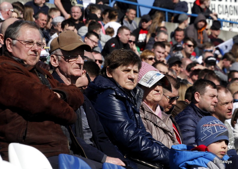 Kibice na sparingu z Grudziądzem (dużo zdjęć)