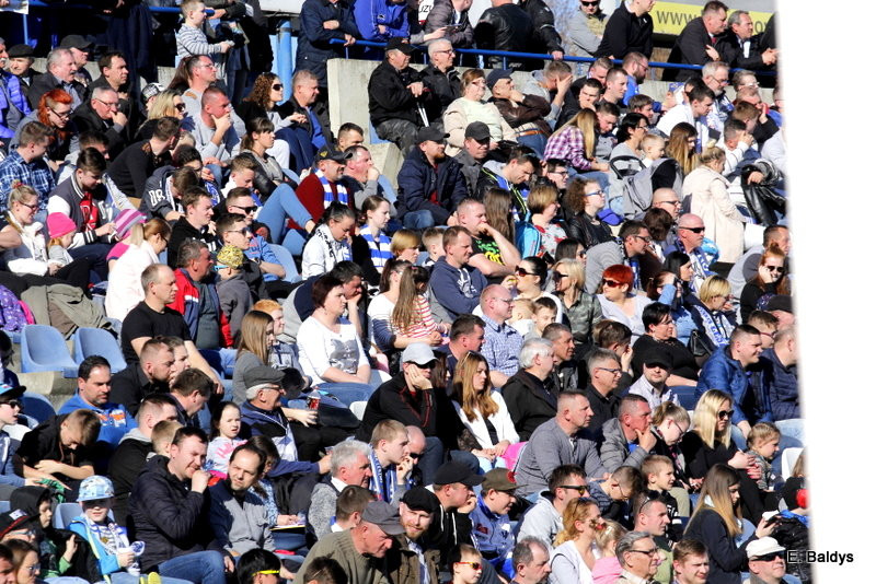 Kibice na sparingu z Grudziądzem (dużo zdjęć)