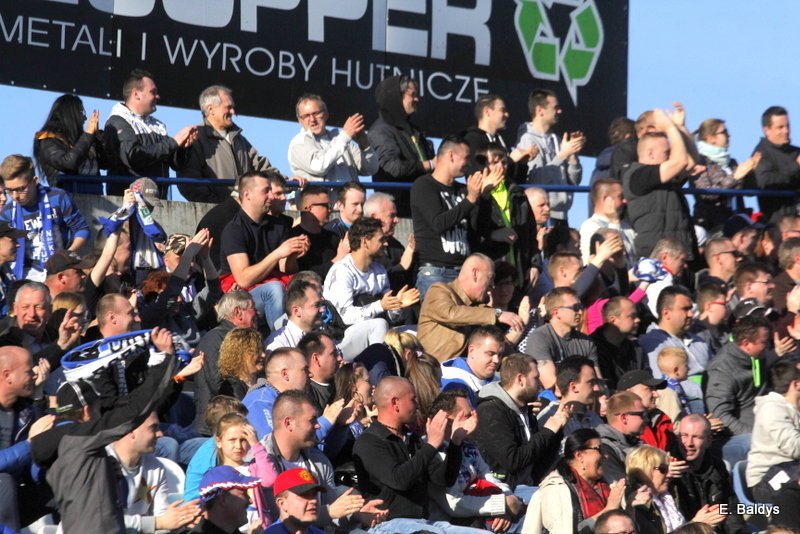 Kibice na sparingu z Grudziądzem (dużo zdjęć)