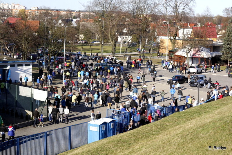 Kibice na sparingu z Grudziądzem (dużo zdjęć)