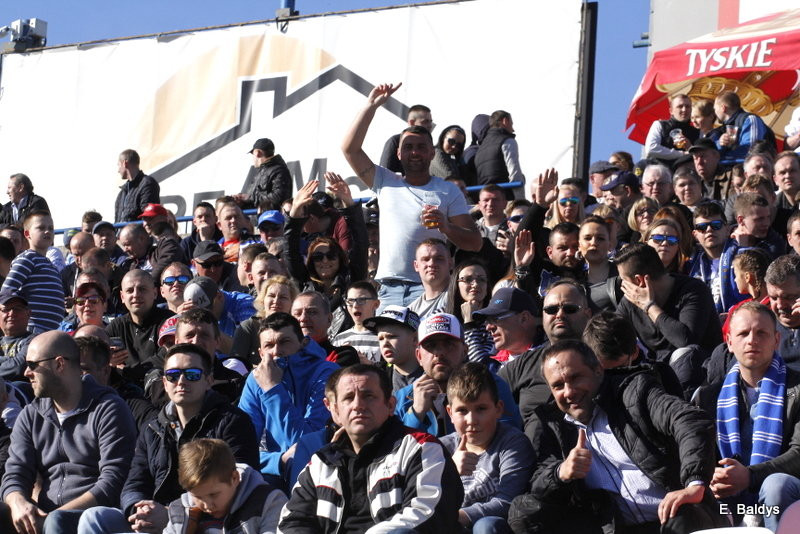 Kibice na sparingu z Grudziądzem (dużo zdjęć)