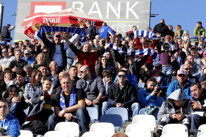 Kibice na sparingu z Grudziądzem (dużo zdjęć)