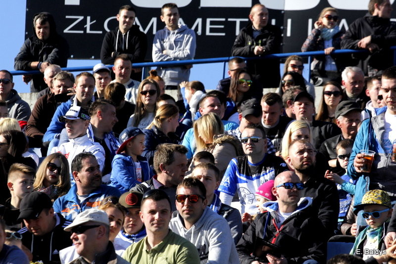 Kibice na sparingu z Grudziądzem (dużo zdjęć)