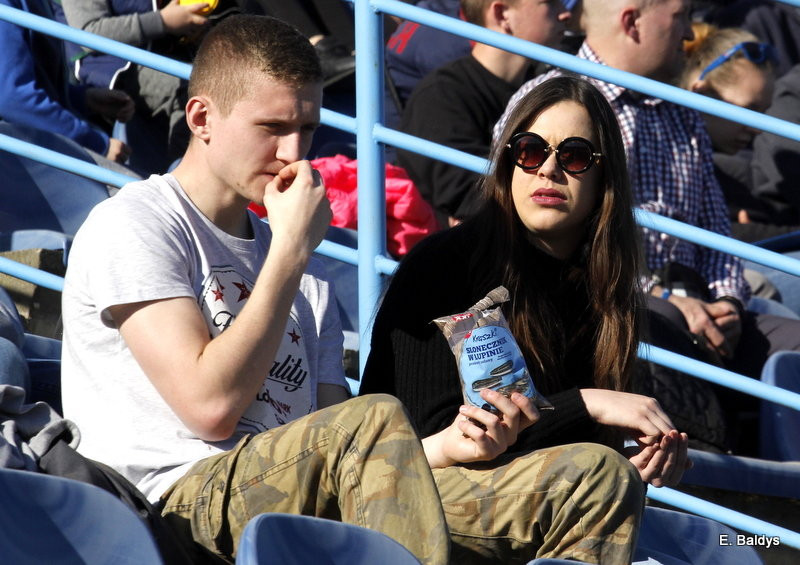 Kibice na sparingu z Grudziądzem (dużo zdjęć)