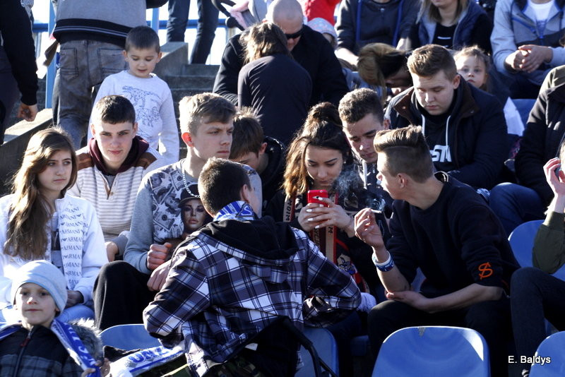 Kibice na sparingu z Grudziądzem (dużo zdjęć)